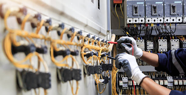 Professional Electrician technician working in Lower Grand Lagoon, FL